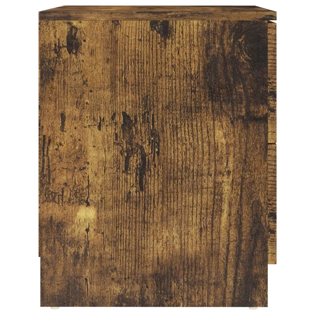 Comodini 2 pz Rovere Fumo 40x40x50 cm in Legno Multistrato - homemem39