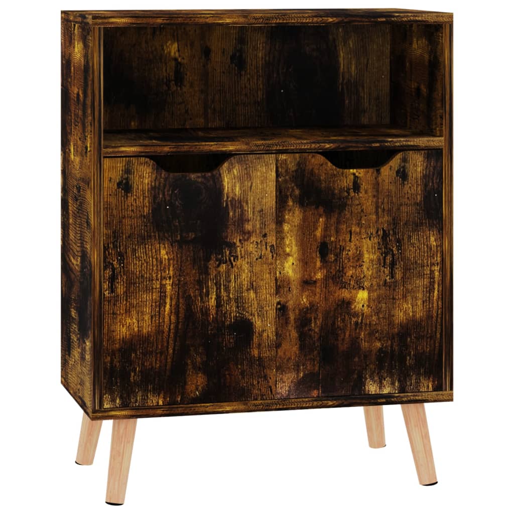Credenza Rovere Fumo 60x30x72 cm in Legno Multistrato - homemem39