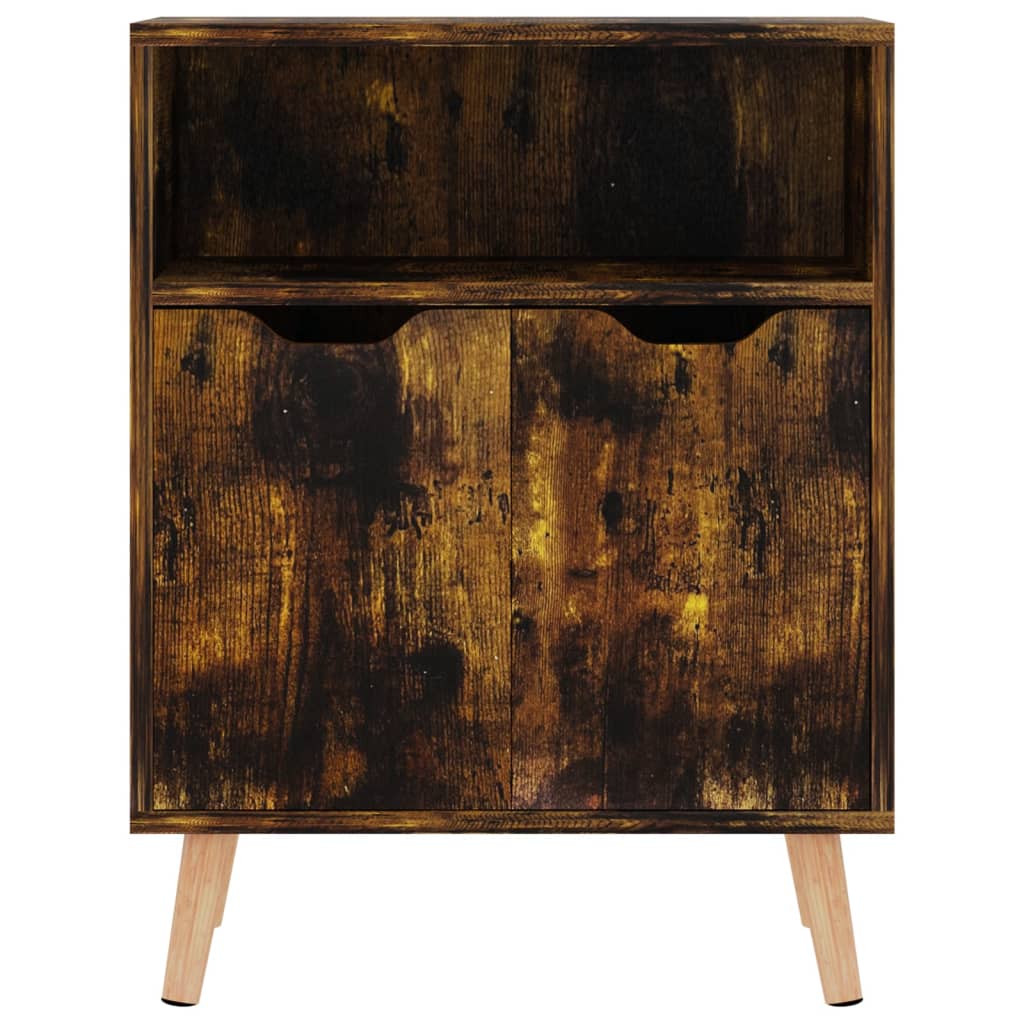 Credenza Rovere Fumo 60x30x72 cm in Legno Multistrato - homemem39