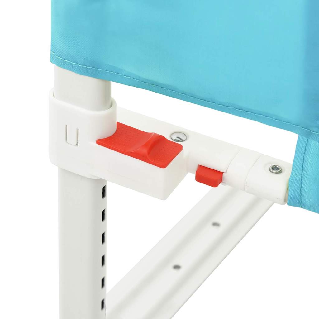 Sponda Letto di Sicurezza per Bambini Blu 160x25 cm in Tessuto - homemem39