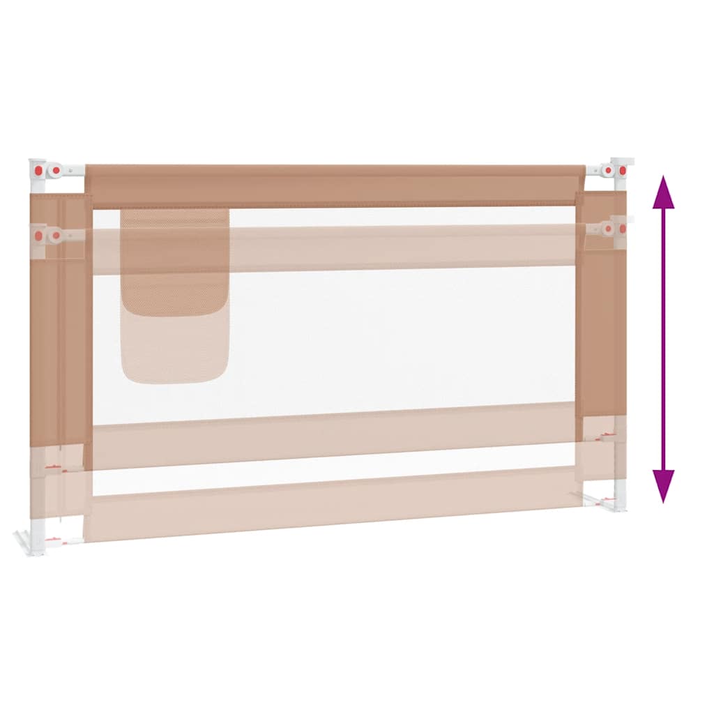 Sponda Letto di Sicurezza per Bambini Talpa 140x25cm in Tessuto - homemem39