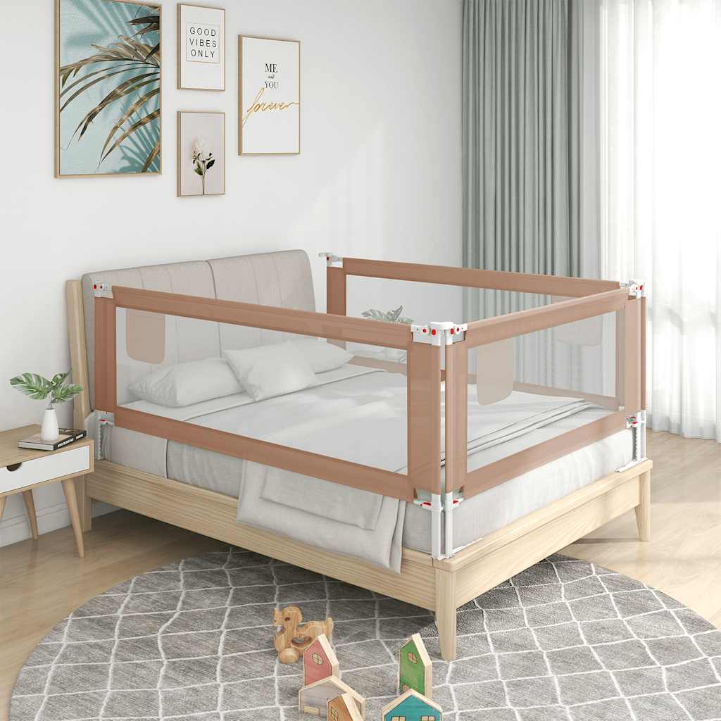 Sponda Letto di Sicurezza per Bambini Talpa 140x25cm in Tessuto - homemem39