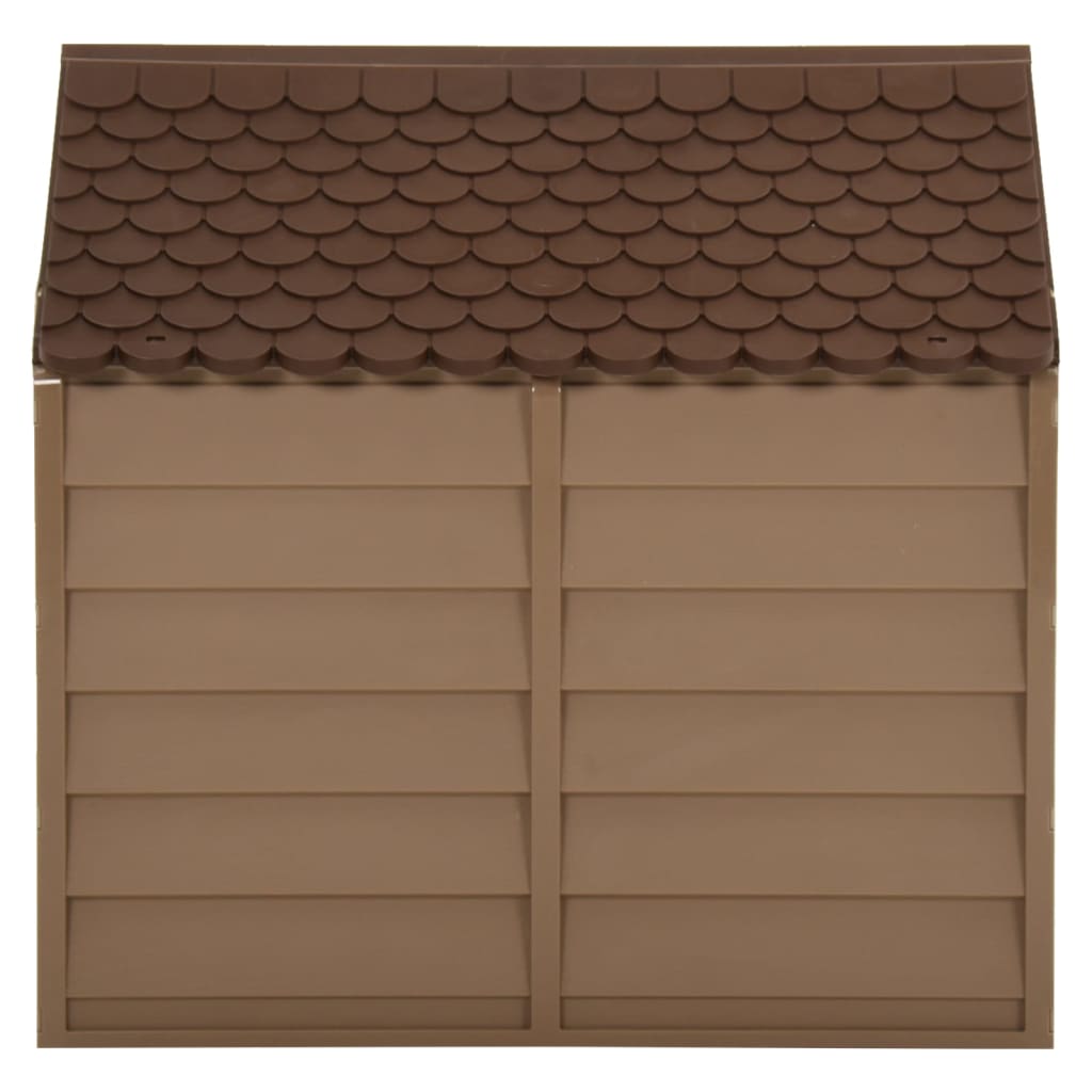 Cuccia per Cani Marrone 71x71,5x68 cm in PP - homemem39