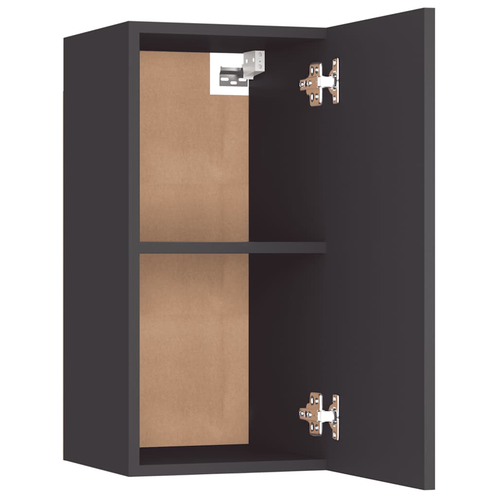 Mobili TV 2 pz Grigi 30,5x30x60 cm in Legno Multistrato - homemem39