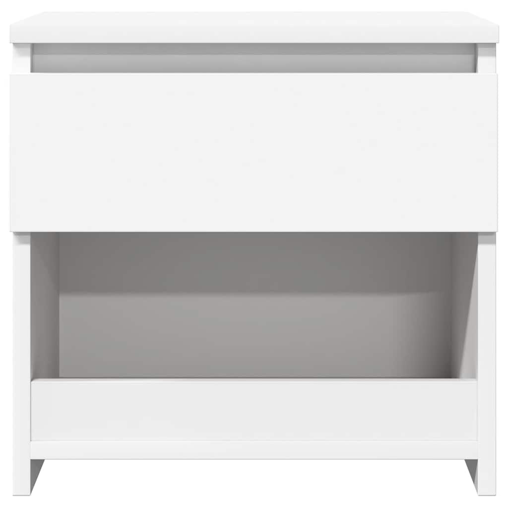 Comodini 2 pz Bianco 40x30x39 cm in Legno Ingegnerizzato - homemem39