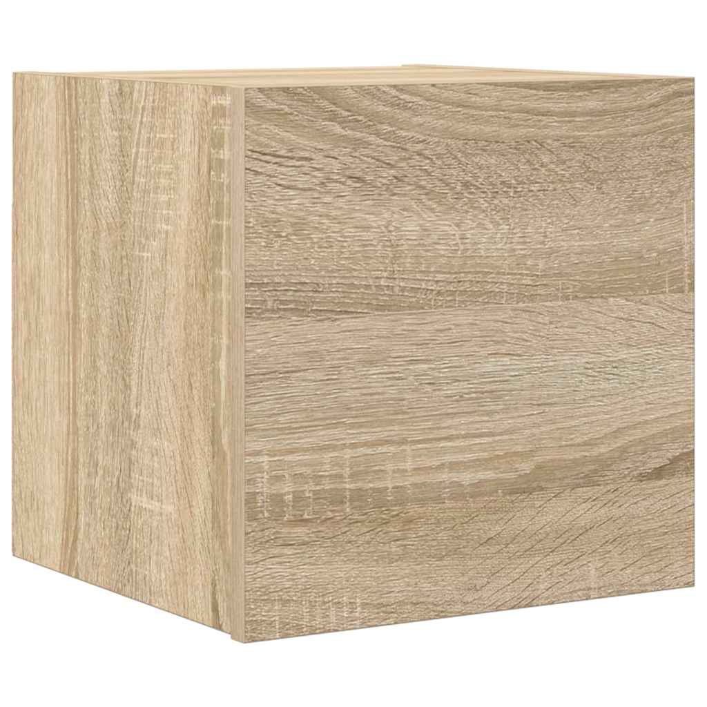 Mobile Porta TV a Parete Rovere Sonoma 30,5x30x30 cm - homemem39