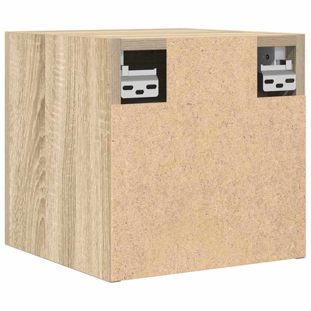 Mobile Porta TV a Parete Rovere Sonoma 30,5x30x30 cm - homemem39