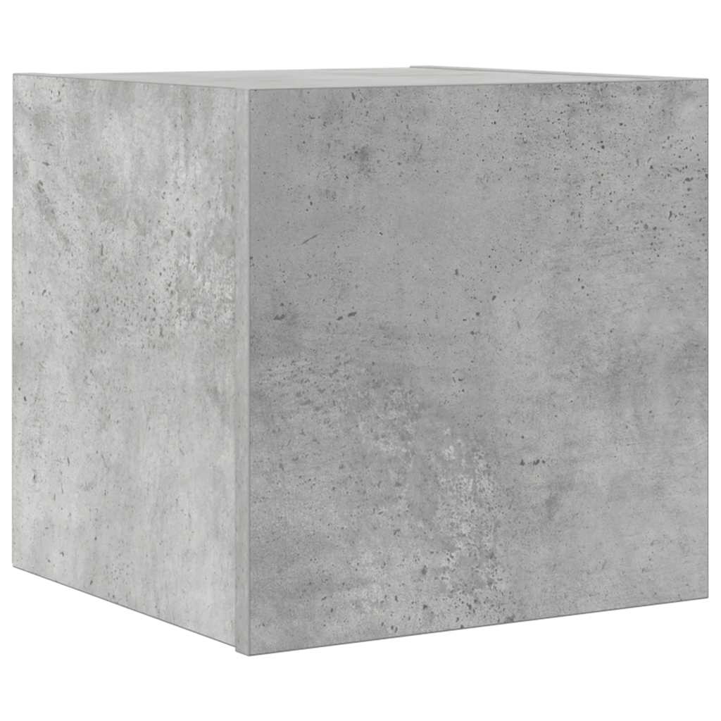 Mobile Porta TV a Parete Grigio Cemento 30,5x30x30 cm - homemem39