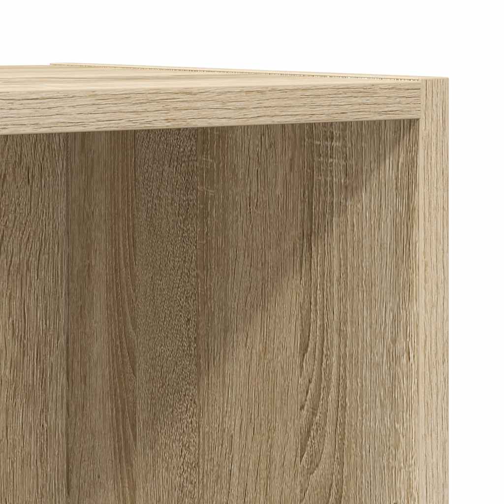 Mobile TV Parete Rovere Sonoma 37x37x142,5cm Legno Multistrato