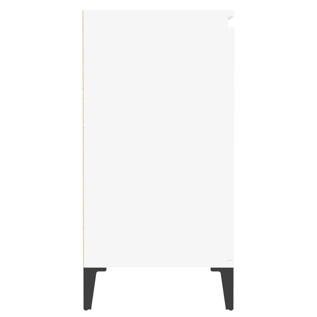 Credenza Bianca 60x35x70 cm in Legno Multistrato - homemem39