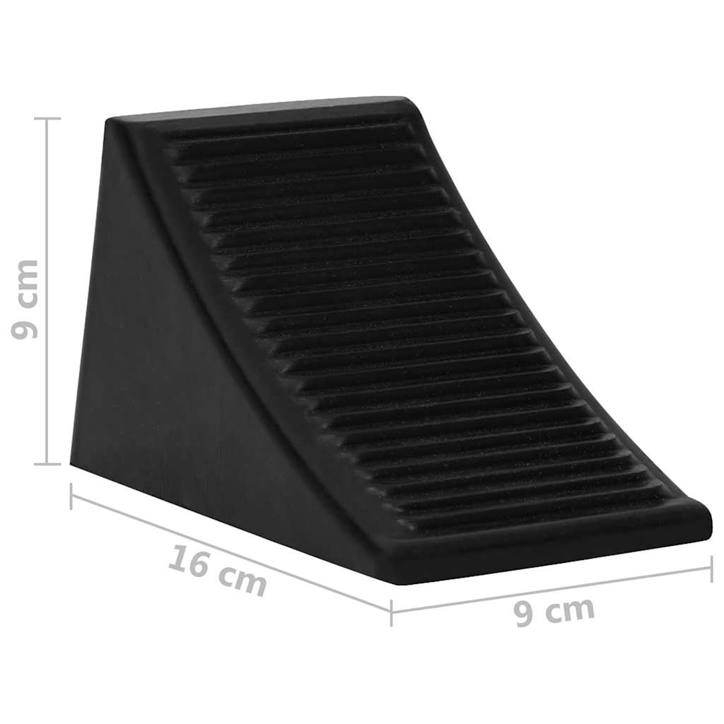 Cunei Ferma Ruota 4 pz 16x9x9 cm Gomma | homemem39