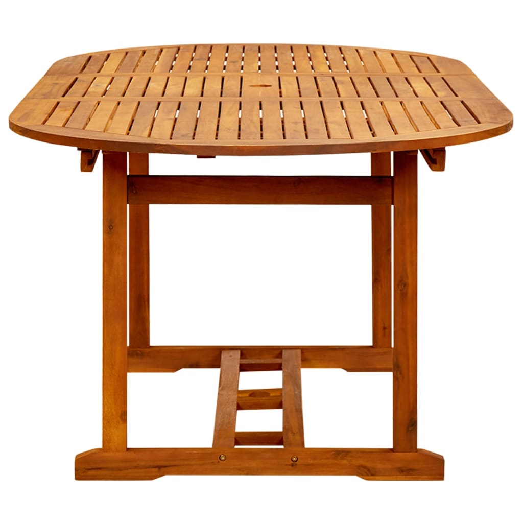 Set Mobili da Pranzo per Giardino 7 pz in Polyrattan Beige - homemem39