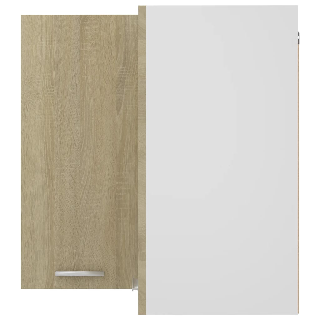 Pensile Angolare “Lyon” Rovere Sonoma 57x57x60 cm - homemem39