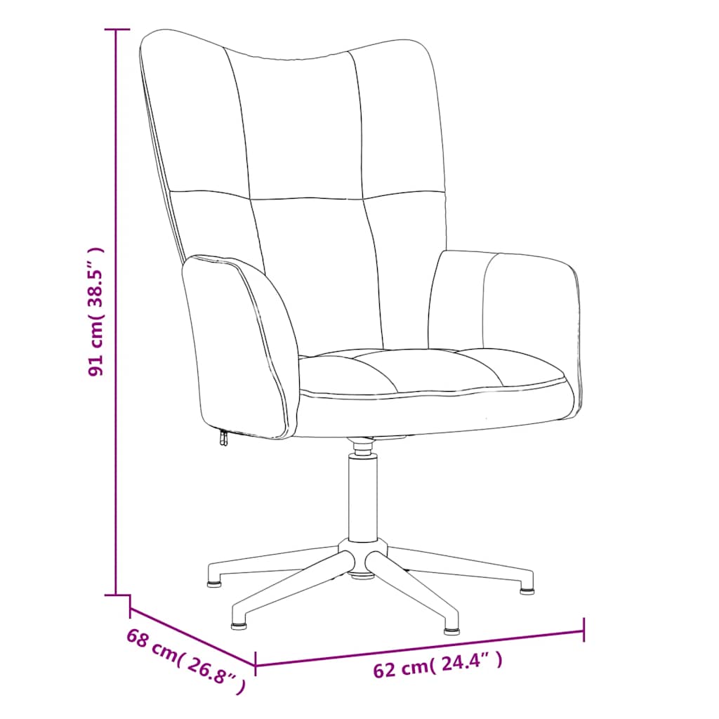 Sedia Relax Grigio Chiaro in Velluto | homemem39