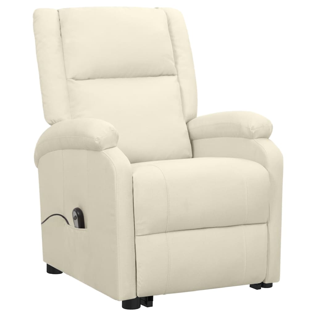 Poltrona Alzapersona Crema in Tessuto - homemem39