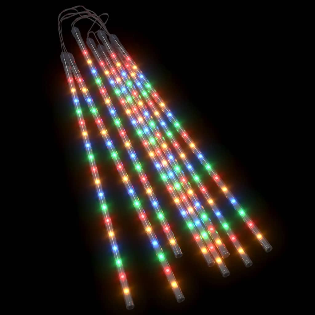 Luci Meteoriche 8 pz 50 cm Colorate 288 LED Interni Esterni - homemem39