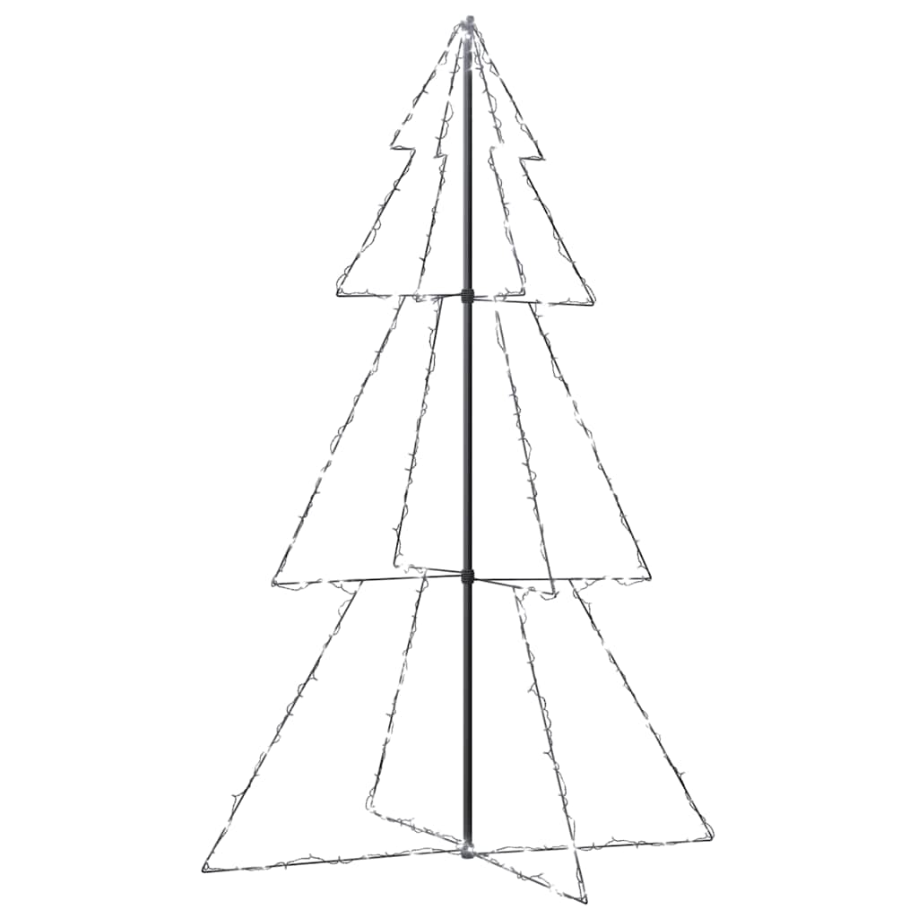 Albero di Natale a Cono 240 LED per Interni Esterni 118x180 cm - homemem39