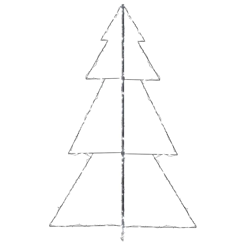 Albero di Natale a Cono 240 LED per Interni Esterni 118x180 cm - homemem39
