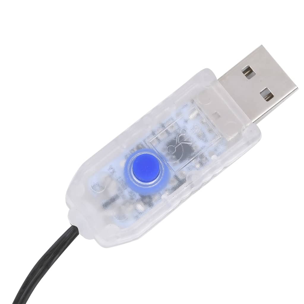 Rete di Luce per Albero di Natale 210 LED Blu 210 cm - homemem39