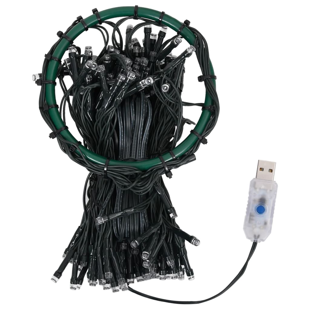 Rete di Luce per Albero di Natale 300 LED Bianco Freddo 300 cm - homemem39
