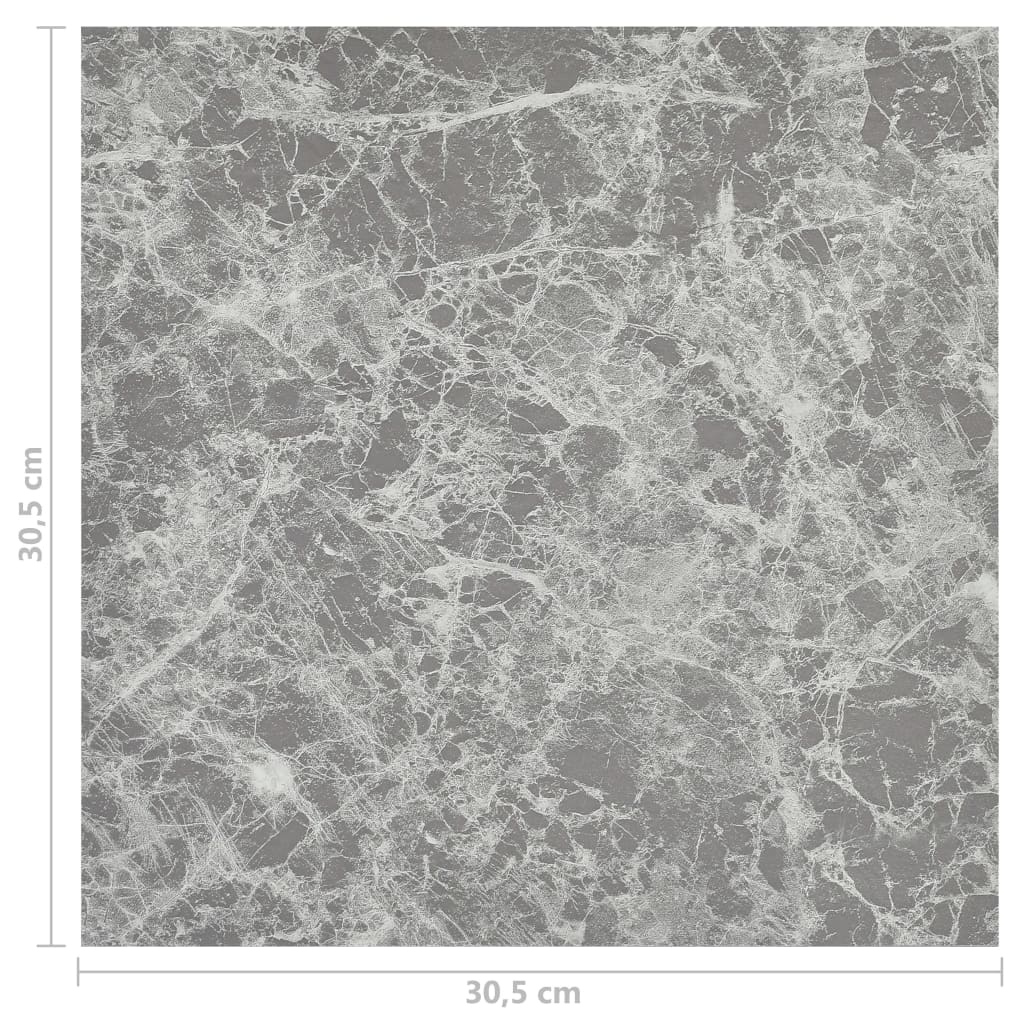 Listoni Pavimenti Adesivi 20 pz 1,86 m² Grigio Cemento in PVC - homemem39