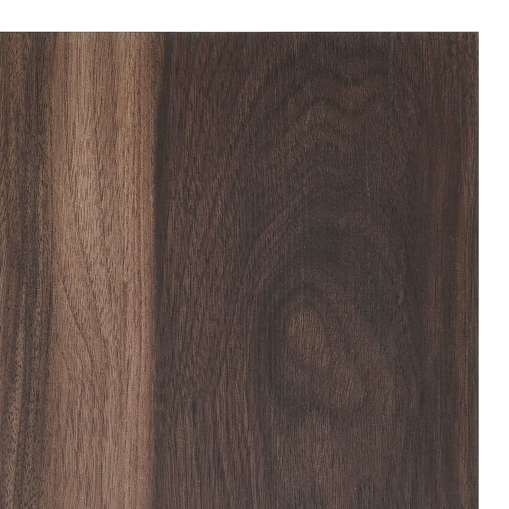 Listoni Pavimenti Adesivi 20 pz in PVC 1,86 m² Marrone Scuro - homemem39