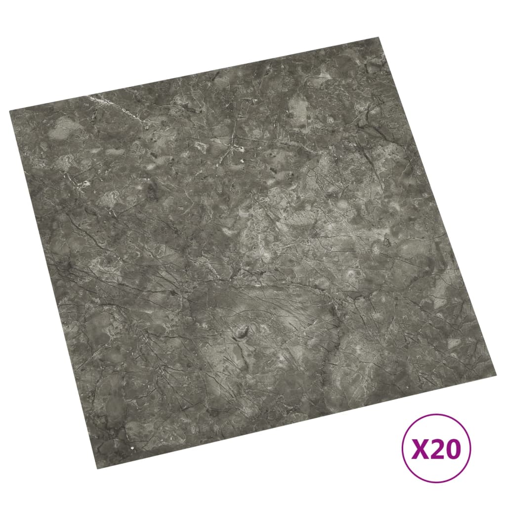 Listoni per Pavimenti Autoadesivi 20 pz in PVC 1,86 m² Grigi - homemem39