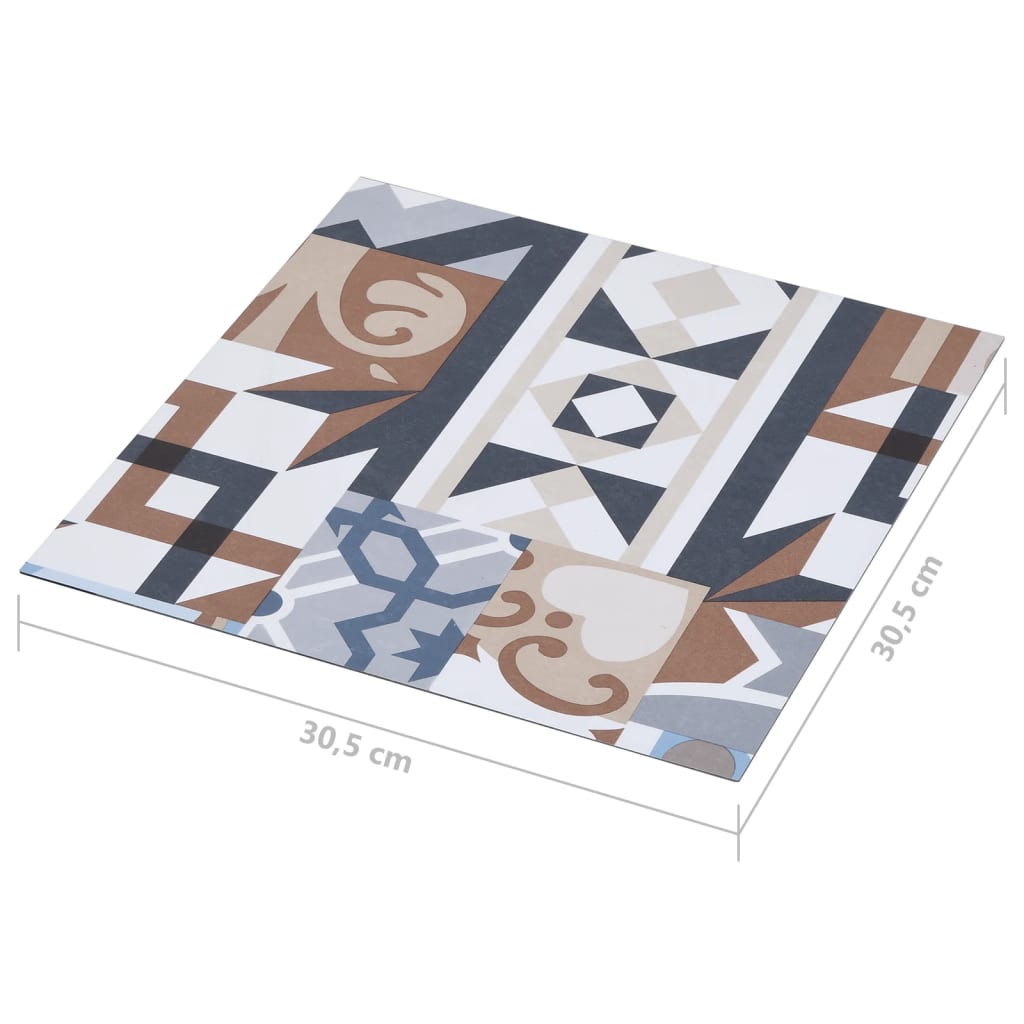 Listoni per Pavimenti Autoadesivi 20 pz in PVC 1,86 m² Mono - homemem39