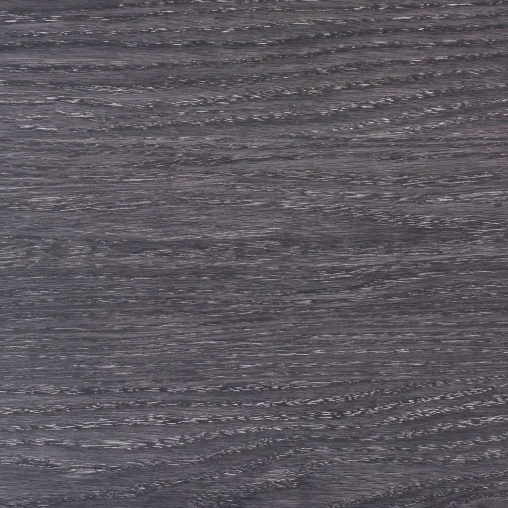 Listoni Autoadesivi in PVC 5,21 m² 2 mm Bianco e Nero - homemem39