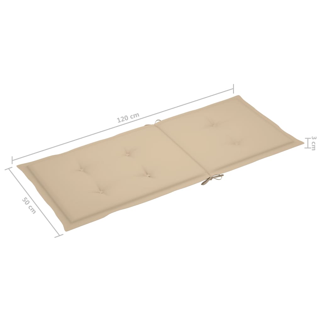 Sedie Reclinabili da Giardino con Cuscini 8 pz Massello di Teak - homemem39