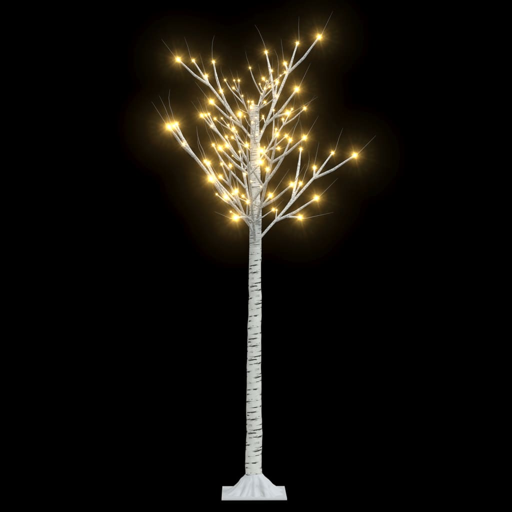Albero Natale 140 LED 1,5 m Salice Bianco Caldo Interno Esterno - homemem39