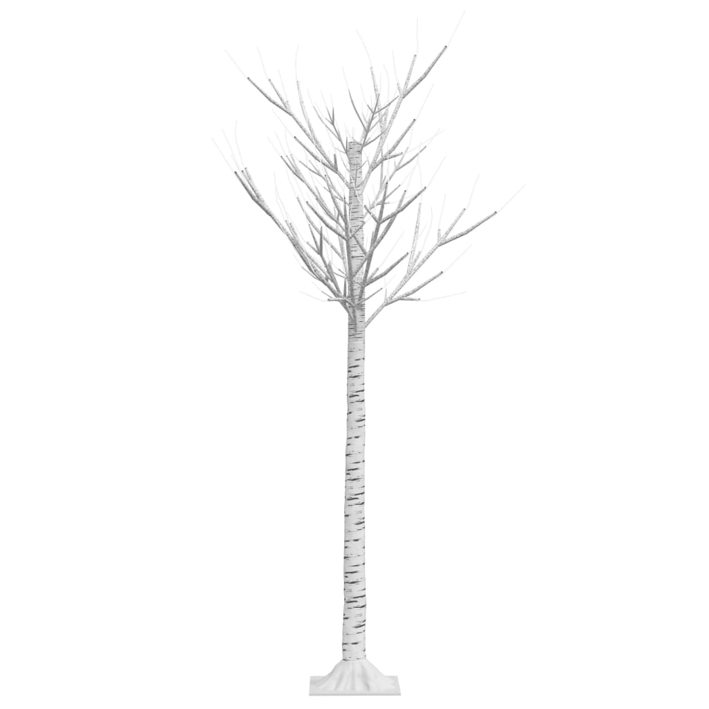 Albero Natale 140 LED 1,5 m Salice Colorato Interno Esterno - homemem39
