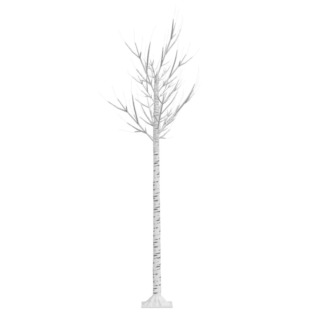 Albero Natale 180 LED 1,8 m Salice Bianco Caldo Interno Esterno - homemem39
