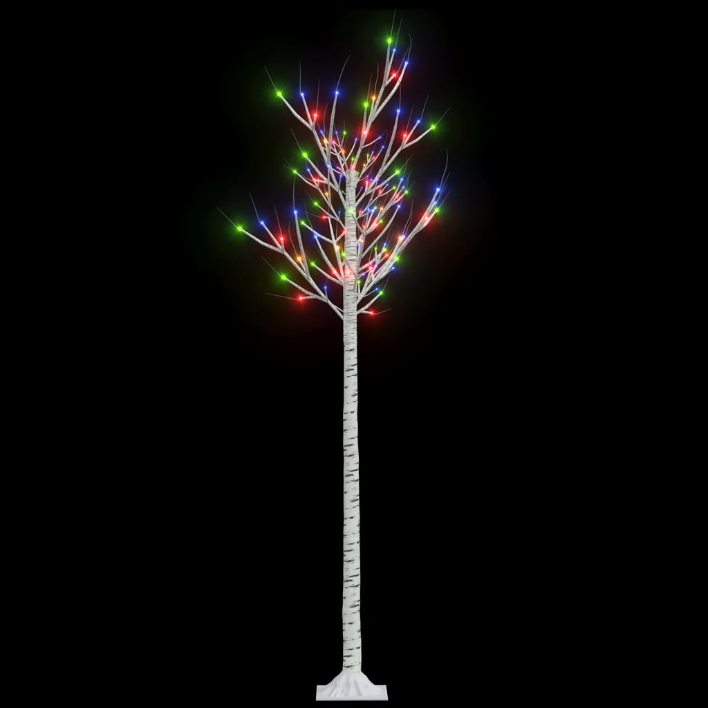 Albero Natale 180 LED 1,8 m Salice Colorato Interno Esterno - homemem39