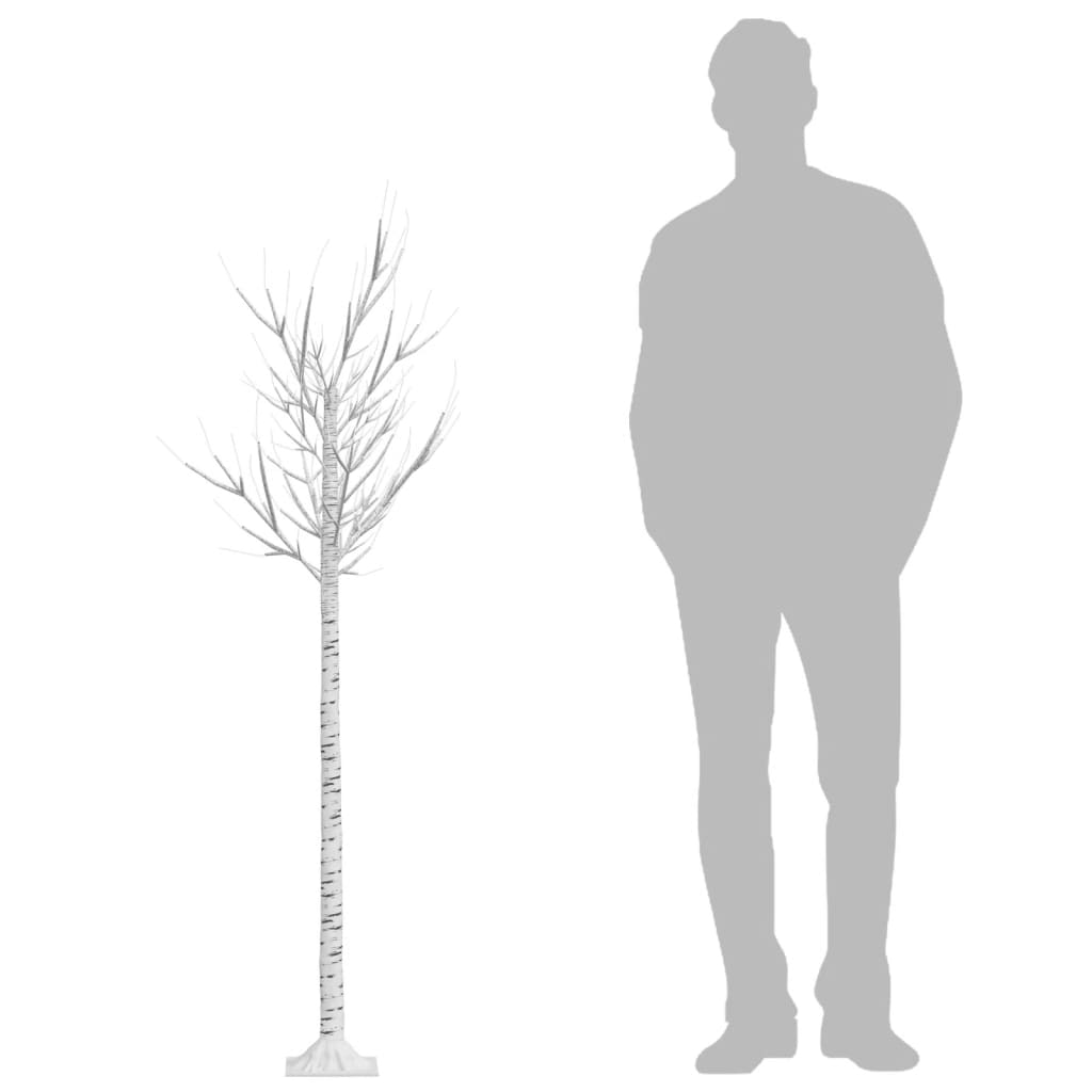 Albero Natale 180 LED 1,8 m Salice Colorato Interno Esterno - homemem39