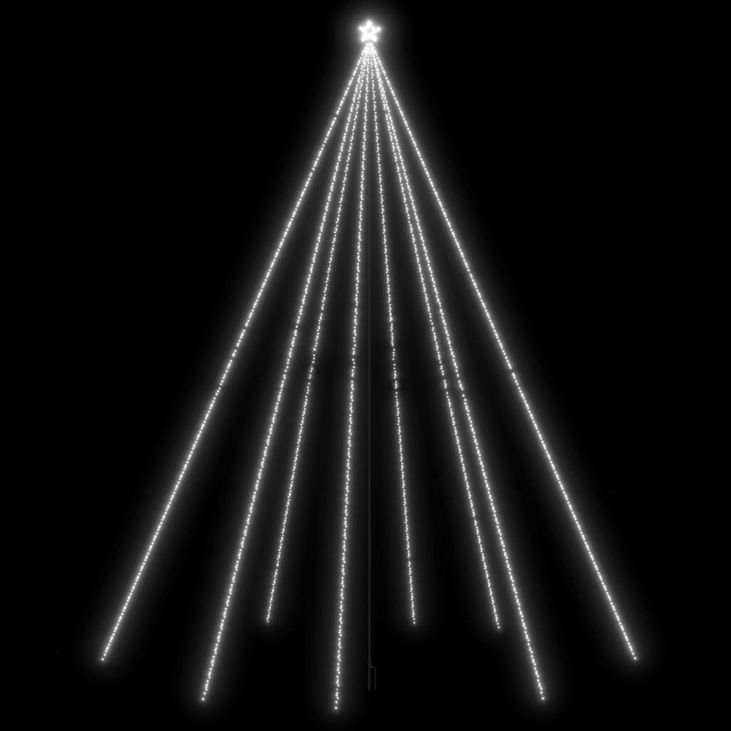 Luci Albero di Natale Interni Esterni 1300LED Bianco Freddo 8 m - homemem39