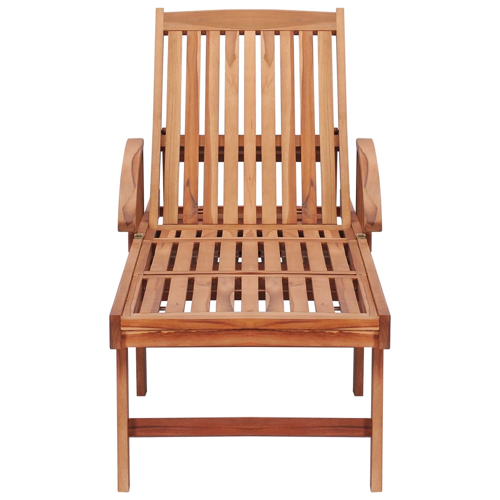 Lettini Prendisole 2 pz in Legno di Teak - homemem39