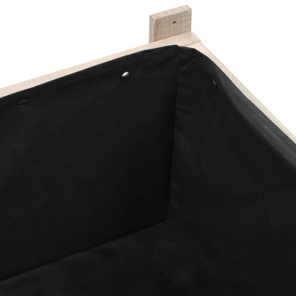 Aiuola Rialzata con Copertura Serra 110x54x120cm Abete Massello - homemem39