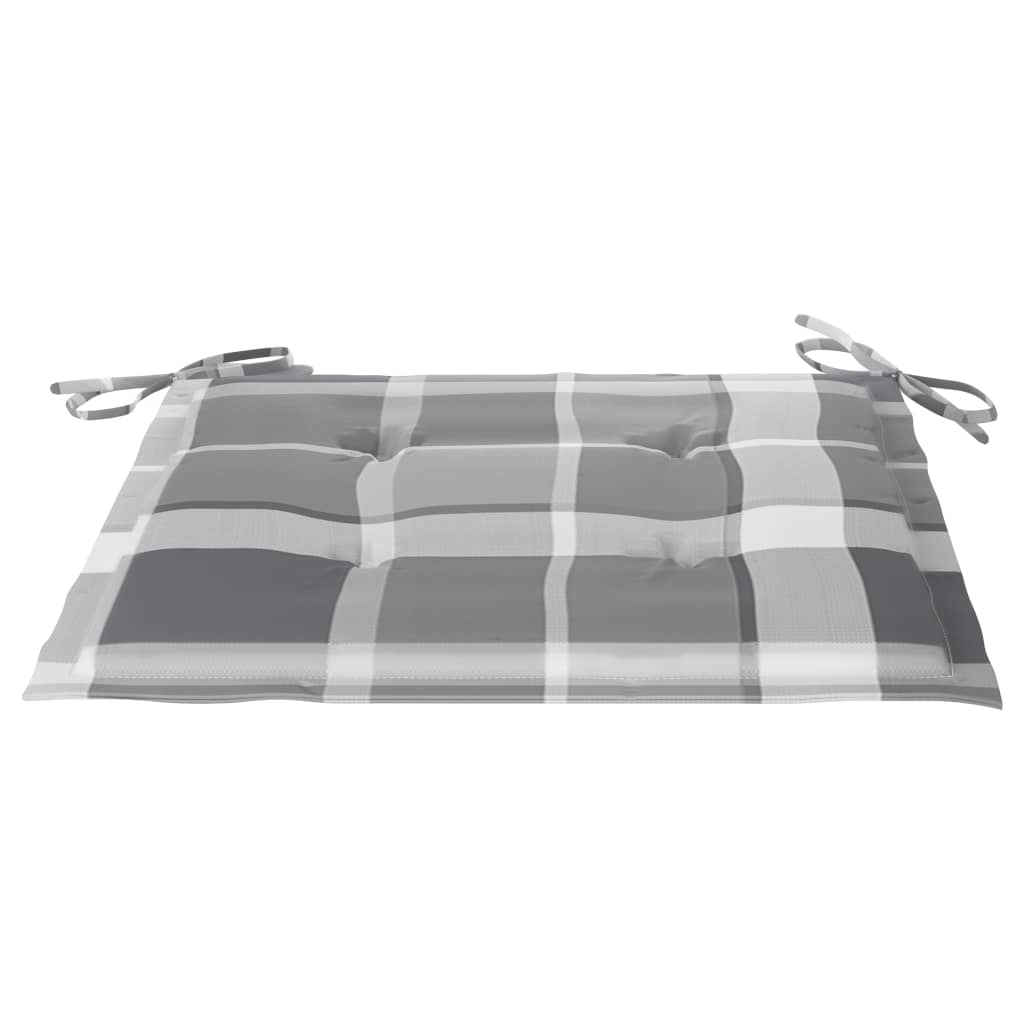 Sedie da Giardino Pieghevoli 6 pz con Cuscini Massello Acacia - homemem39