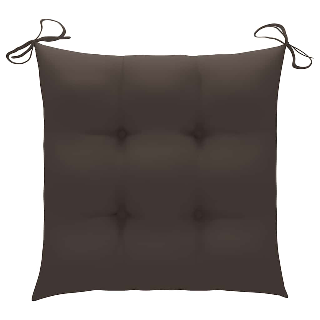 Sedie Pieghevoli 6 pz con Cuscini Massello Acacia