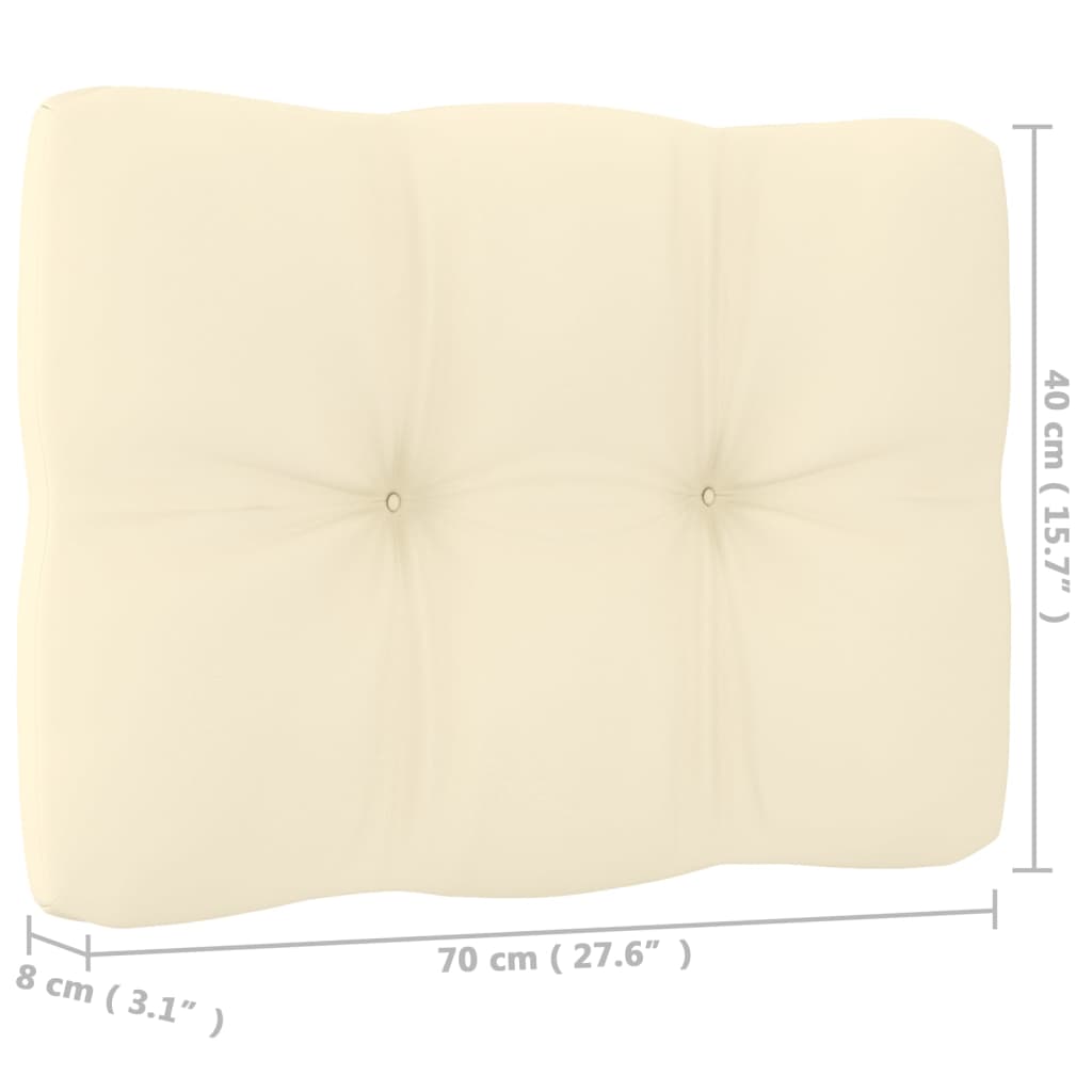Set Divani da Giardino 8 pz con Cuscini Legno Massello Pino - homemem39