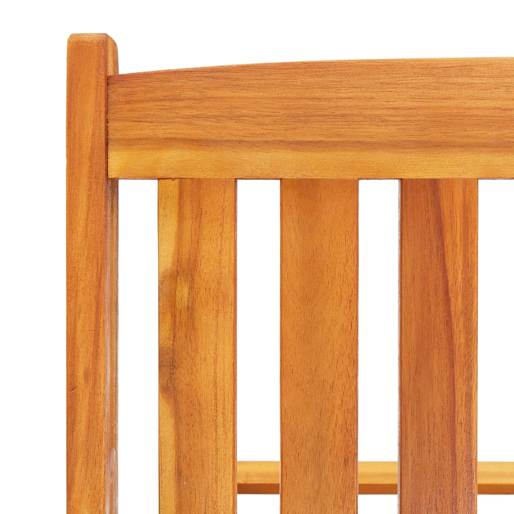 Sdraio 2 pz con Cuscini in Legno Massello di Acacia - homemem39