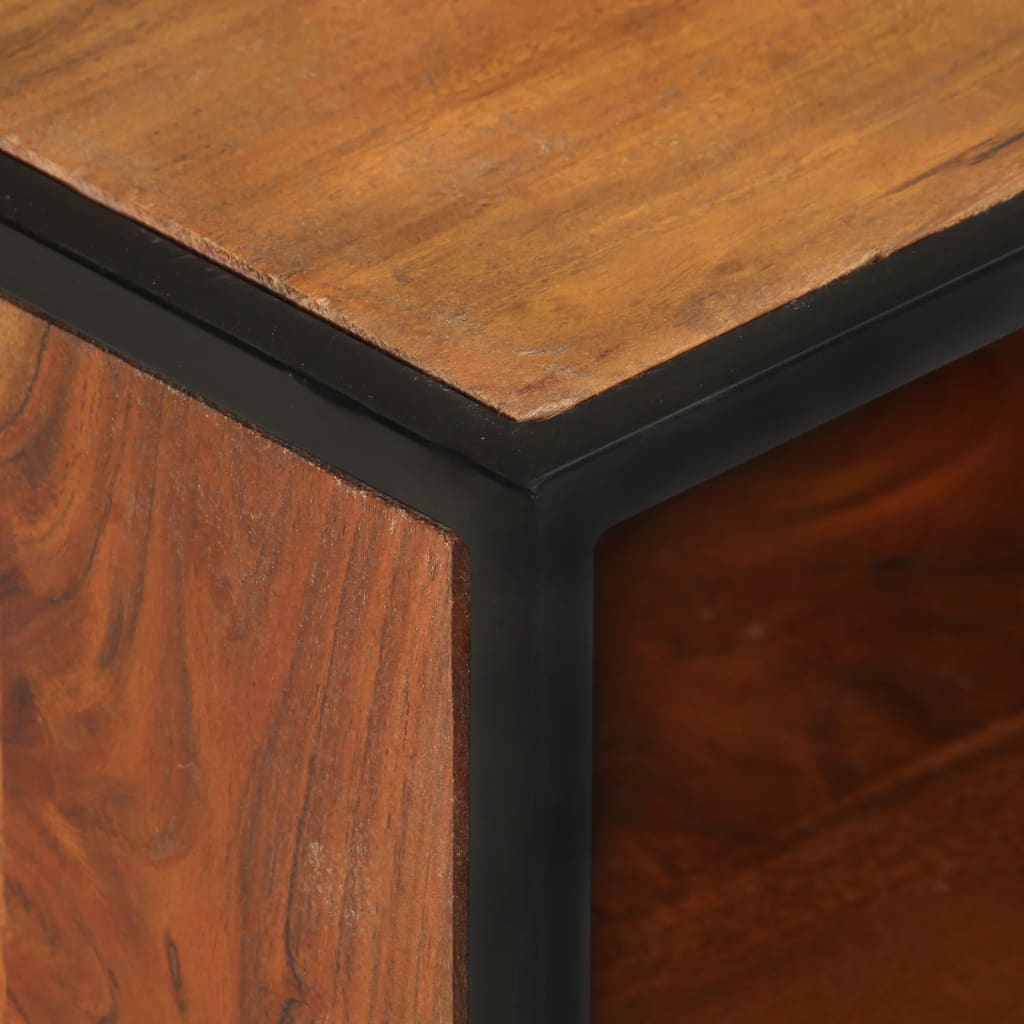 Mobile Porta TV 110x30x45 cm in Legno Massello di Acacia - homemem39