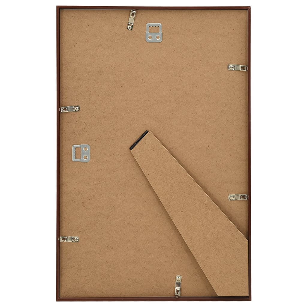 Cornici Foto Collage 3pz a Muro o Tavolo Bronzo 59,4x84cm MDF - homemem39