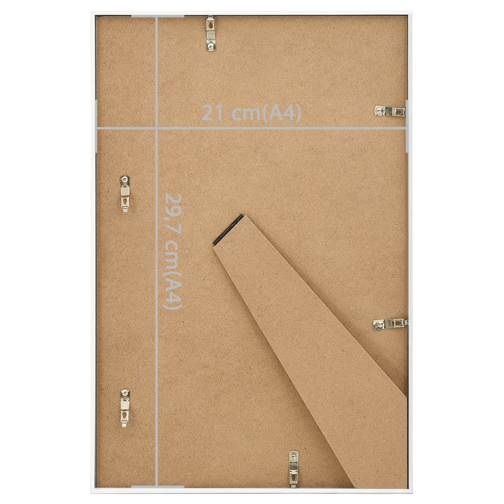 Cornici Foto Collage 5 pz per Tavolo Bianche 21x29,7cm MDF - homemem39