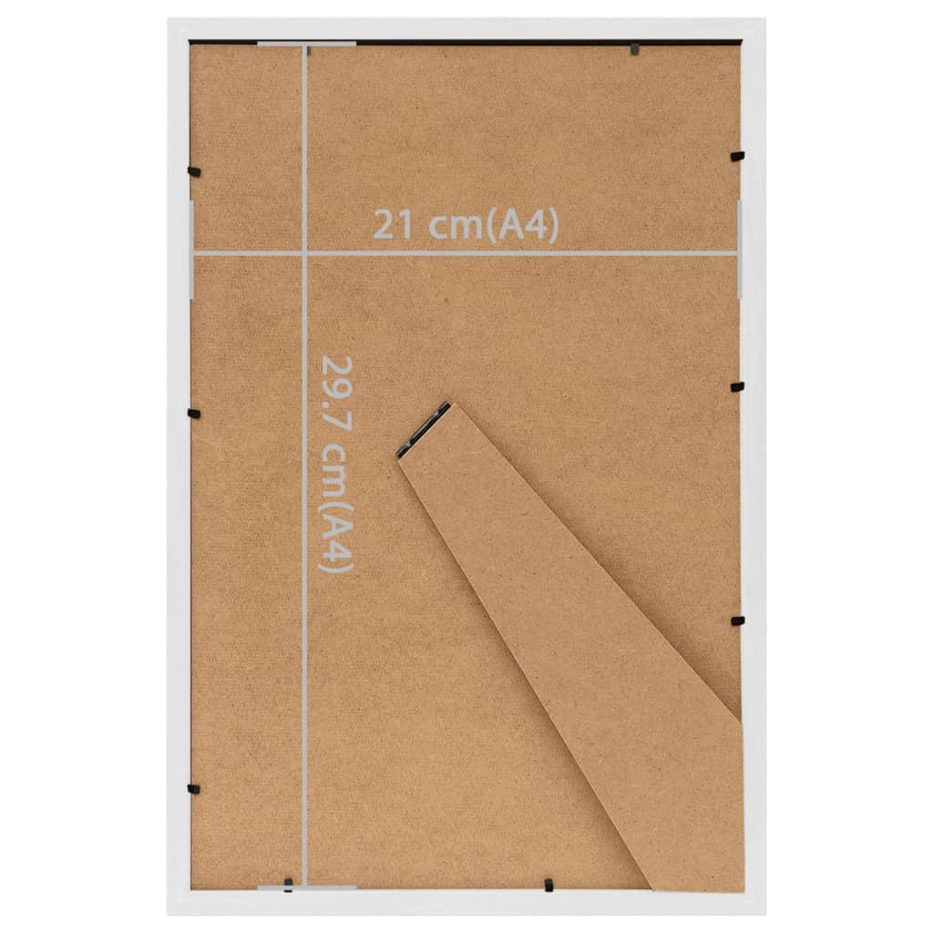 Cornici Foto Collage 3 pz per Tavolo Bianche 21x29,7cm MDF | homemem39