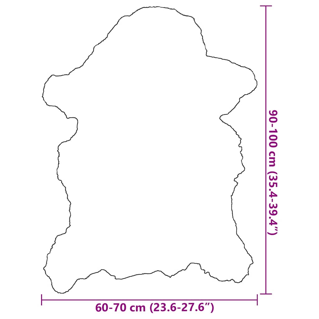 Pelle di Montone Crema (60-70)x(90-100) cm - homemem39