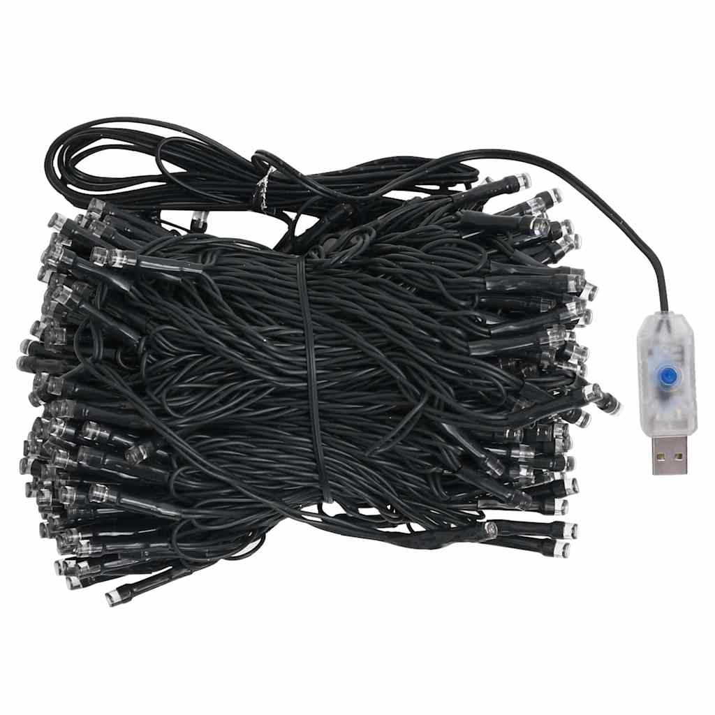 Albero di Natale Preilluminato con Palline Bianco 240 cm PVC