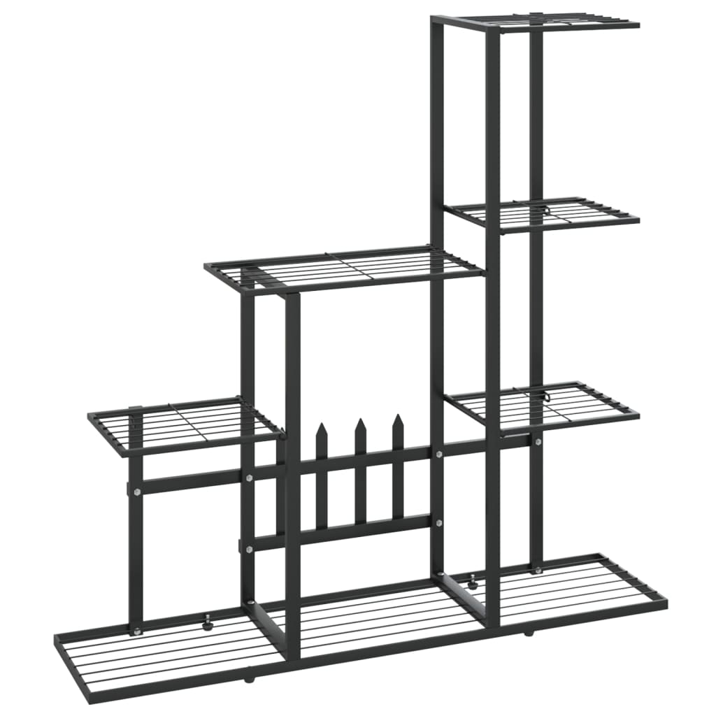 Portapiante 94,5x25x88 cm Nero in Metallo - homemem39