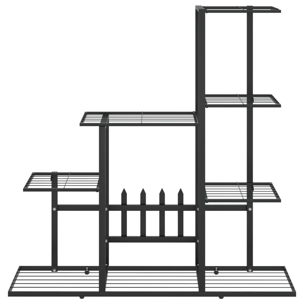 Portapiante 94,5x25x88 cm Nero in Metallo - homemem39